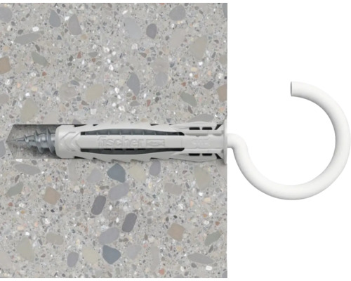 Dibluri Fischer cu cârlig cu șurub în perete