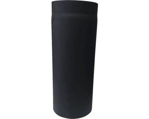 Burlan din tablă de oțel Ø150 mm negru 1 m Coș de fum din oțel