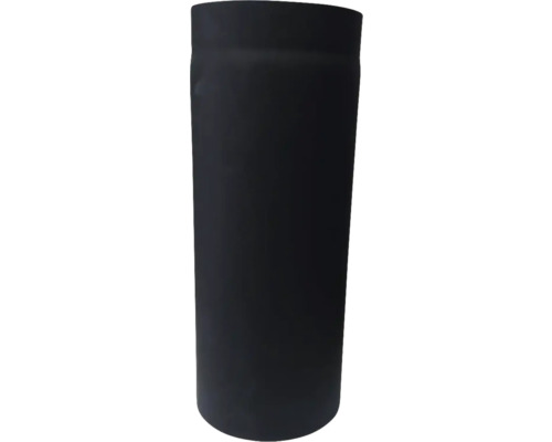 Burlan din tablă de oțel Ø150 mm negru 0,25 m Țeavă de fum din oțel