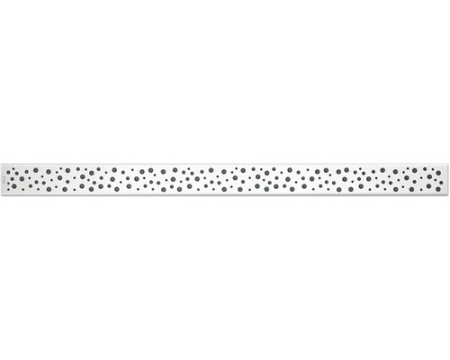 Grătar perforat pentru rigolă duș Jungborn UNO BUBBLE 650 mm inox Grilă de ventilație cu model punctat