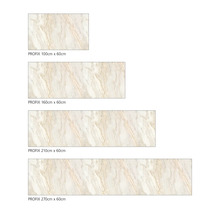 Diverse dimensiuni ale blaturilor Profix cu aspect de marmură