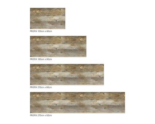 Diverse dimensiuni de folie decorativă pentru lemn PROFIX