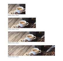 Panou de protecție pentru bucătărie Profix cu motiv cafea în diferite dimensiuni