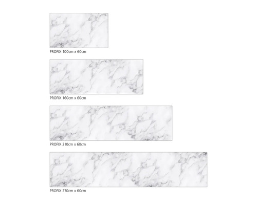 Folii decorative Profix în diferite dimensiuni cu model de marmură