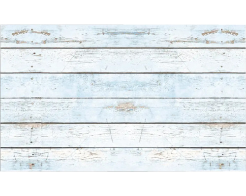 Panou bucătărie mySpotti Profix Wood Light Blue aluminiu compozit 100x60 cm Panouri din lemn deschis la culoare cu aspect uzat pentru placarea pereților