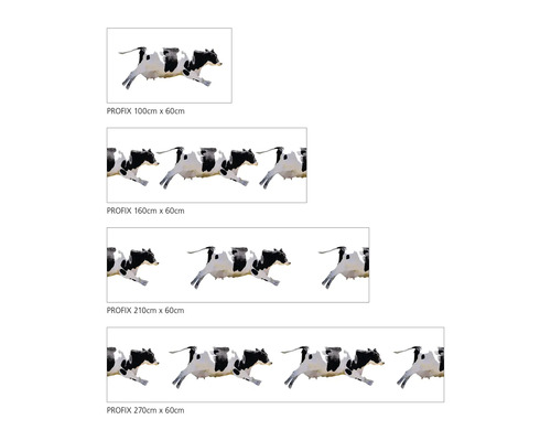 Folie decorativă Profix cu motiv de vacă în diferite dimensiuni
