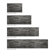 Diverse dimensiuni de panouri de perete cu aspect de piatră