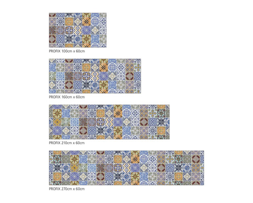 Mai multe oglinzi de faianță PROFIX de diferite dimensiuni, cu model mozaic