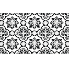 Model de gresie cu ornamente florale