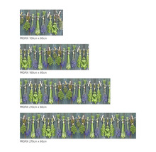 Folie decorativă cu motive de plante aromatice în diferite dimensiuni