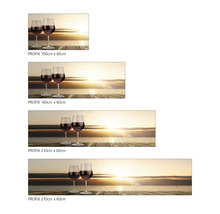 Mai multe picturi murale cu vin și apus de soare în diferite dimensiuni