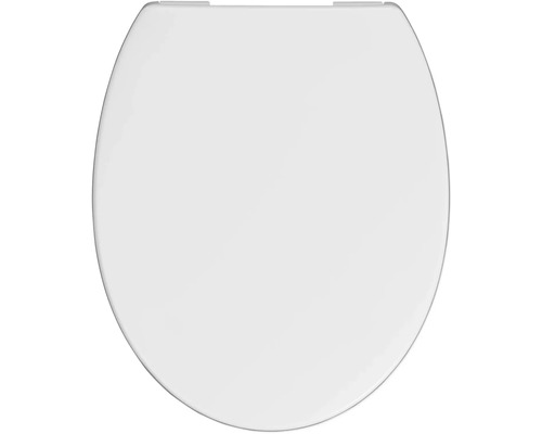 Capac WC cu închidere lentă REIKA Osore Uni duroplast alb 42,9x44,3-36,1 cm