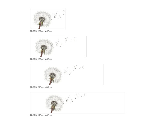 Panouri decorative PROFIX cu motiv de păpădie în diferite dimensiuni