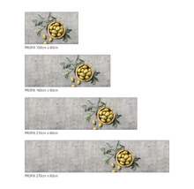 Diverse dimensiuni ale panoului de protecție PROFIX pentru bucătărie cu motiv de măsline