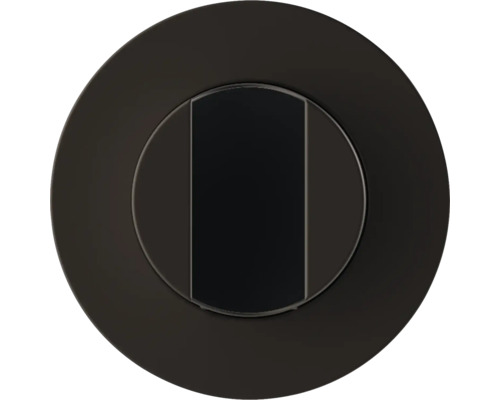 Capac rotund cu o inserție dreptunghiulară în centru