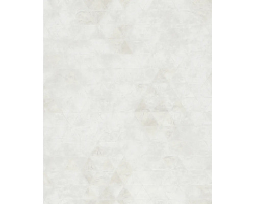 Tapet vlies 82422 Kylie model geometric alb-gri 10,05x0,53 m Model de faianță cu design triunghiular