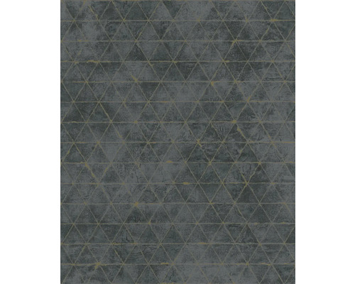 Tapet vlies 82425 Kylie model geometric antracit 10,05x0,53 m Tapetă cu model triunghiular