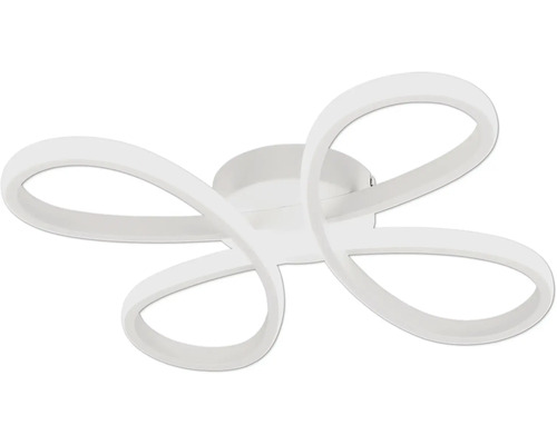 Lumină de plafon cu patru elemente curbate