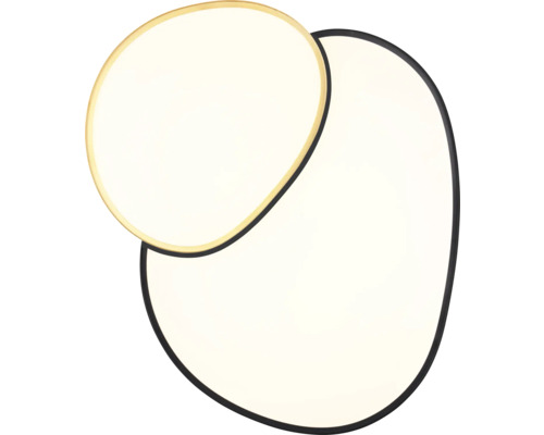 Lumină de plafon cu două forme neregulate