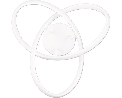 Lumină de plafon cu trei inele împletite