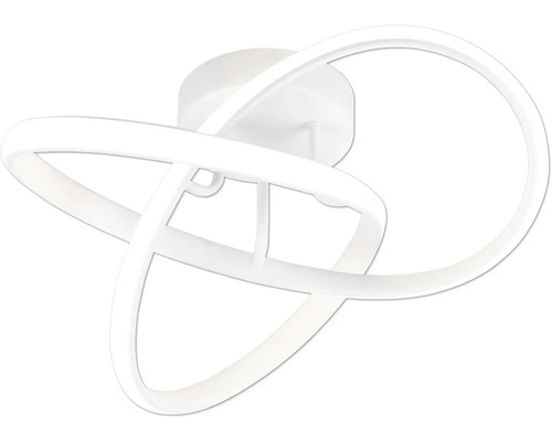 Lumină de plafon cu inele LED împletite