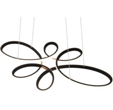 Lumină suspendată decorativă cu design curbat pentru interior