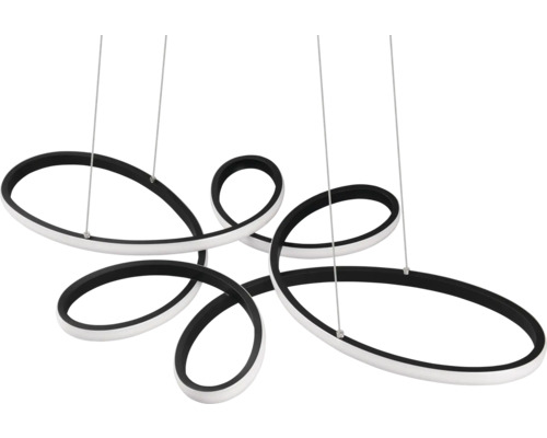 Lustr LED modern cu design curbat