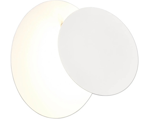 Lampă de perete albă cu formă rotundă pentru interior