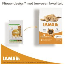Iams hrană pentru pisici adulte cu pui, pachet de 10 kg