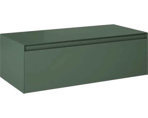 Dulap baie bază suspendat Jungborn DECEM, 1 sertar, MDF, 100x45,8 cm, verde mat