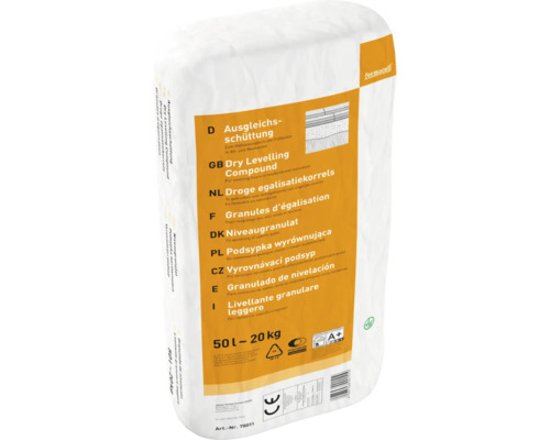 Sac cu granule de egalizare Fermacell, 50 litri până la 20 kilograme