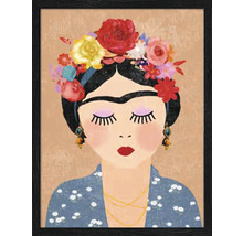 Tablou înrămat Frida Kahlo II 33x33 cm