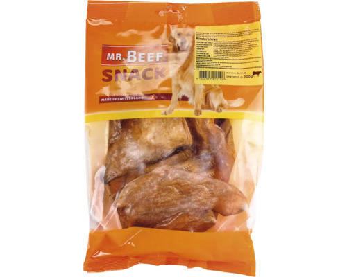 Snack pentru câini MR. BEEF urechi de vită 200 g