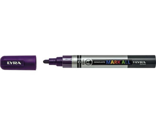 Marker permanent Graduate Mark All Lyra 2 mm violet