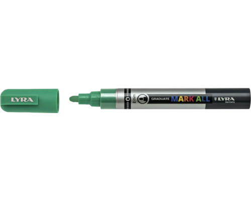 Marker permanent Graduate Mark All Lyra 2 mm verde smarald