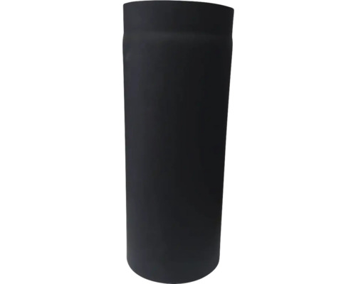 Burlan din tablă de oțel Ø120 mm negru 0,50 m Coș de fum din oțel