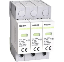 Descărcător Noark SPD Ex9UEP, clasa 2, 3P 1200 V DC, pentru sisteme fotovoltaice fără împământare