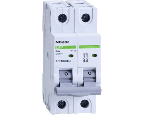 Întreruptor separator de sarcină Noark Ex9IP 2P 16A 500V | HORNBACH