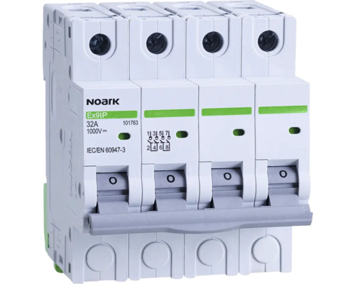 Întreruptor separator de sarcină Noark Ex9IP 4P 32A 1000V | HORNBACH