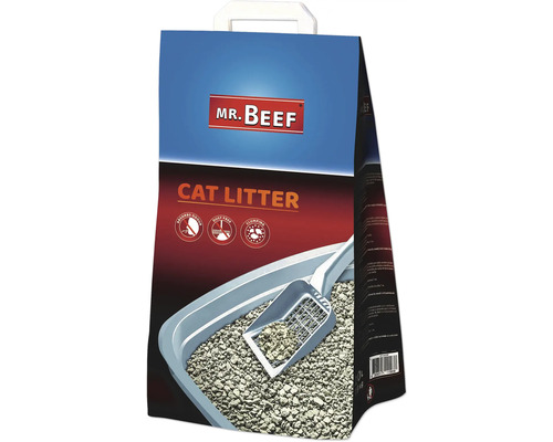 Nisip pentru litieră pisici MR. BEEF din bentonită 20 l