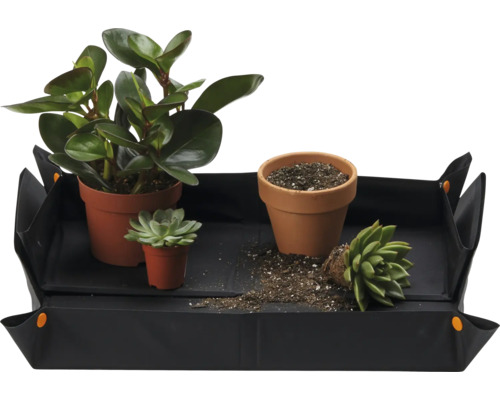 Covoraș de plantare cu plante de interior și pământ de flori