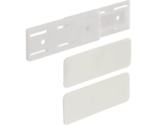 Fixare din plastic pentru jaluzele cu două plăci de acoperire