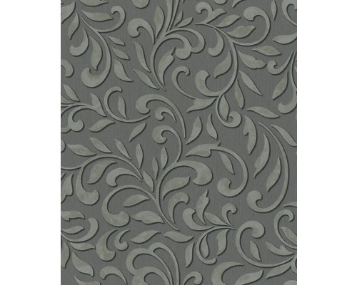 Tapet vlies 82385 Jackie model frunze antracit 10,05x0,53 m Tapet cu model floral