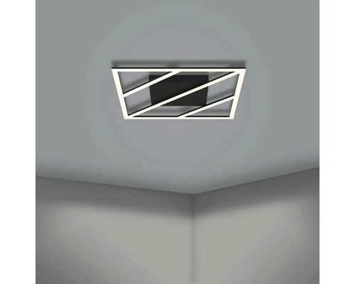 Lumină de plafon cu design geometric și iluminare cu LED