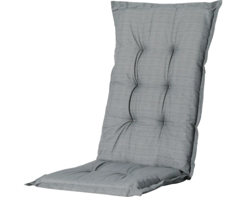 Pernă pentru scaun cu tetieră Basic 123x50x7 cm gri