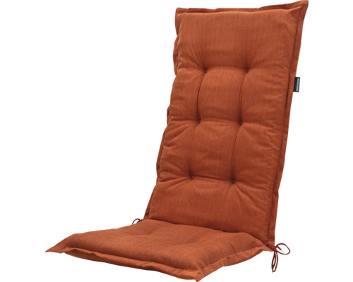 Pernă pentru scaun cu tetieră Basic 123x50x7 cm maro