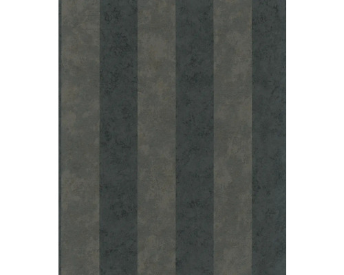 Tapet vlies 34821 GZSZ model dungi negru-maro 10,05x0,53 m Tapet cu model cu dungi