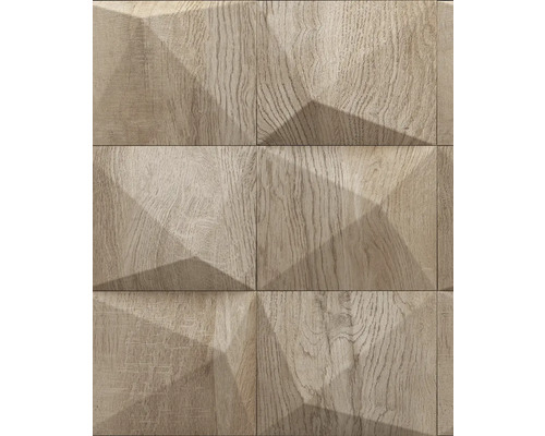 Tapet vlies 34851 GZSZ model lemn 3D bej-maro 10,05x0,53 m Plăci decorative de perete cu aspect de lemn