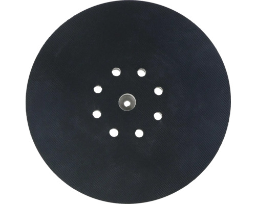 Disc abraziv cu găuri și fixare metalică