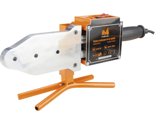 Aparat de sudură pentru țevi din plastic cu o putere de 2000 wați